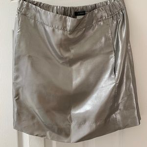 JCREW Silver Minitskirt